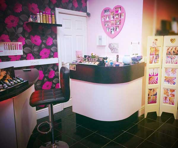 Inside Ariah beauty salon