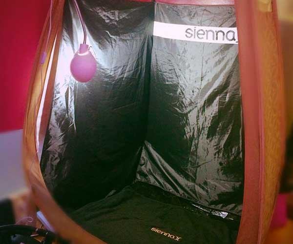Sienna brand spray tanning